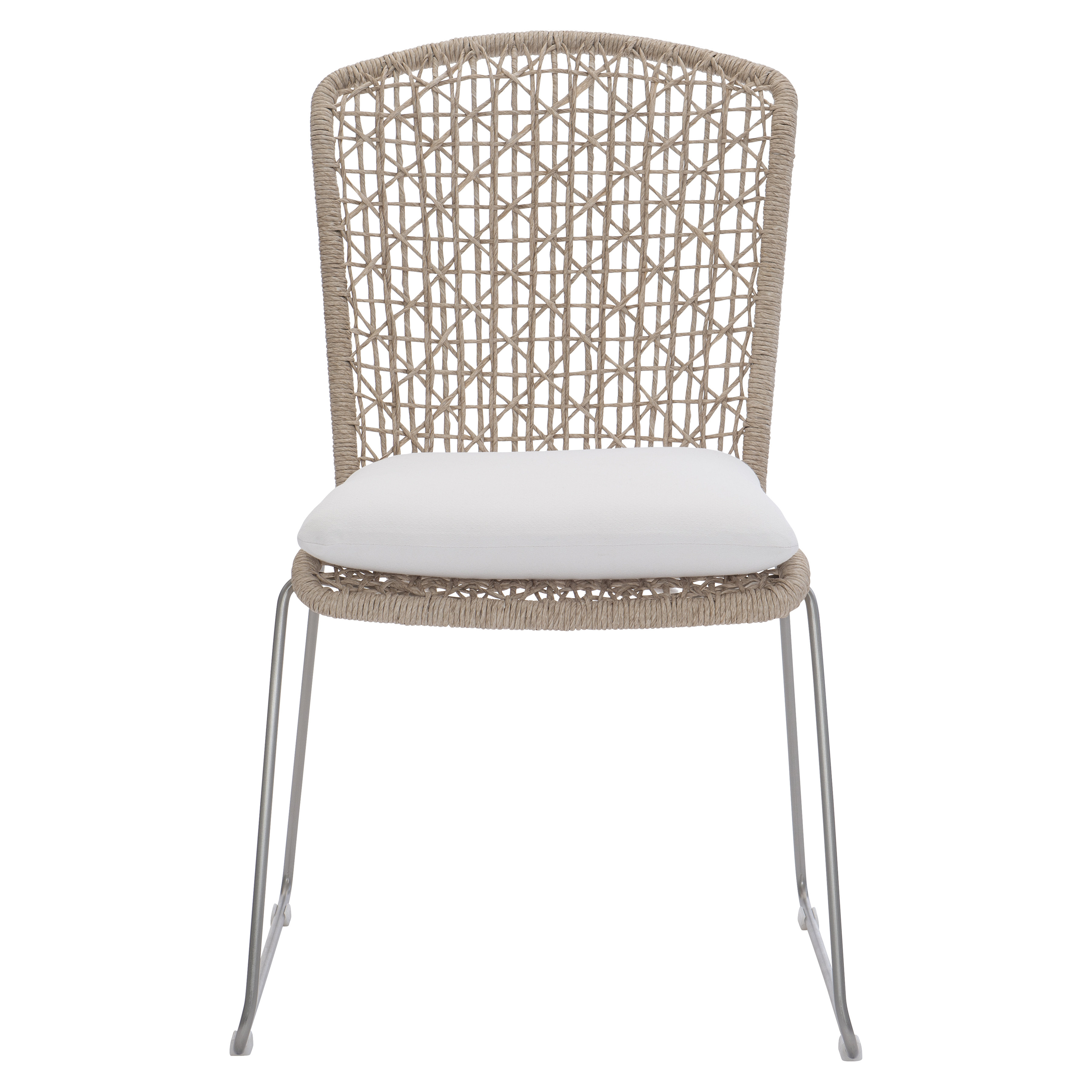 Bernhardt Carmel Outdoor Side Chair with Seat Pad Quick Ship Wayfair