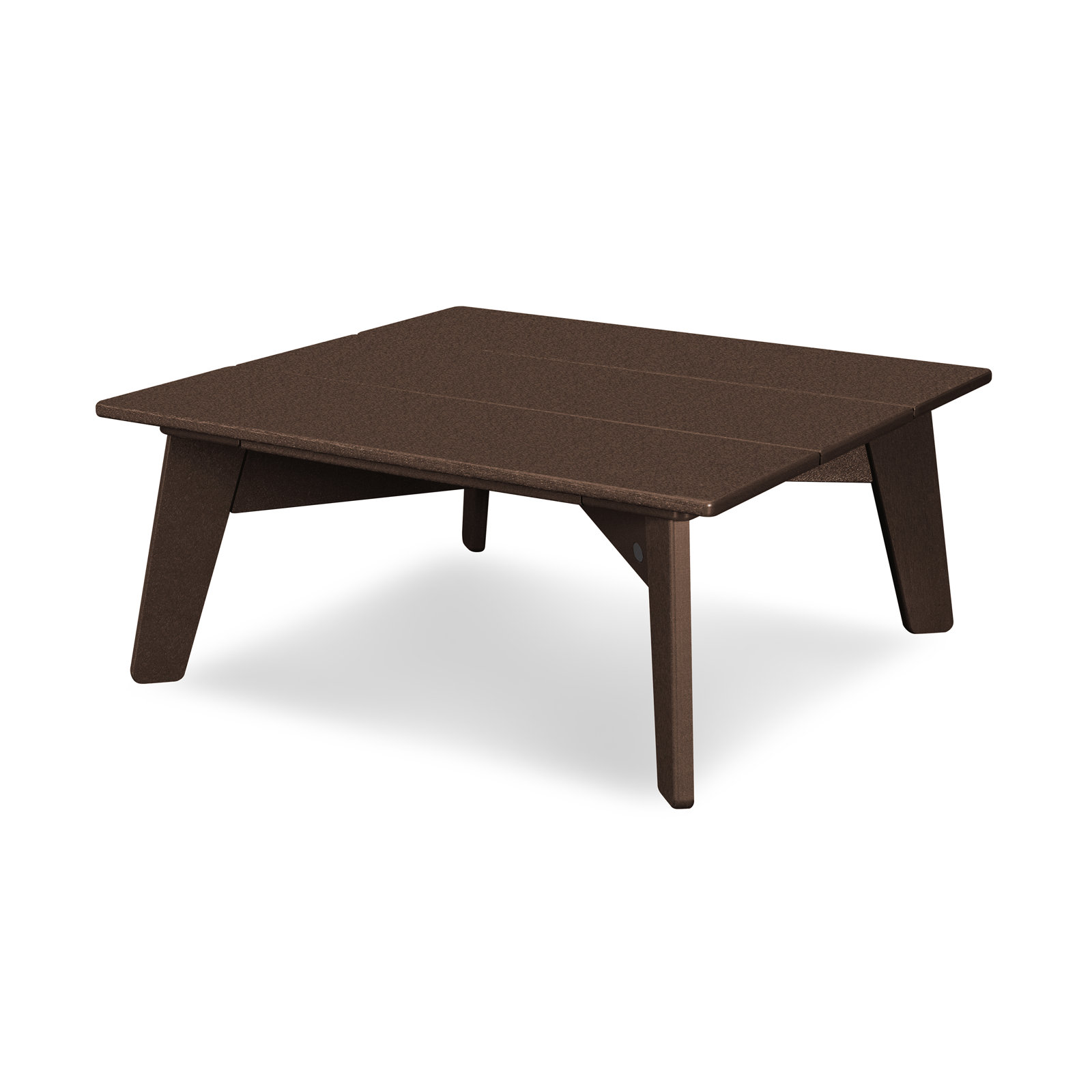 Riviera Plastic Coffee Table, Mahogany