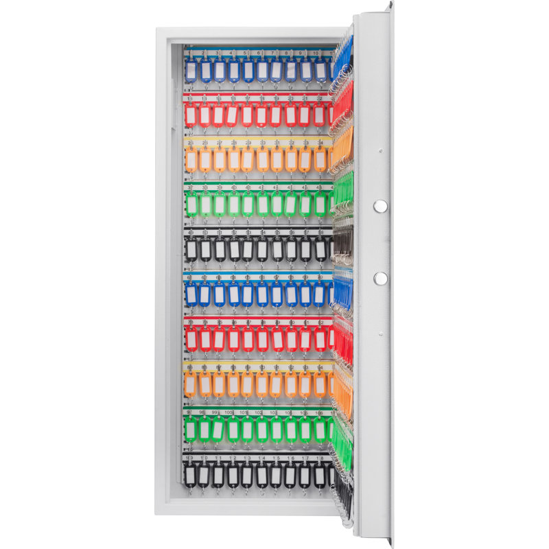 240 KEYS KEYPAD WALL KEY SAFE WHITE