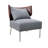 28.15'' W Upholstered Accent Barrel Chair With Removable Back Cushion-1284481694