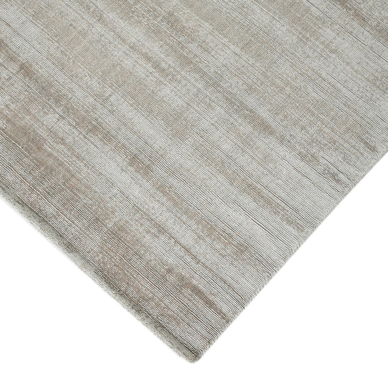 Tapis en viscose tissé à la main Ishneet Affinity, Rectangle de 5 pi x 8 pi