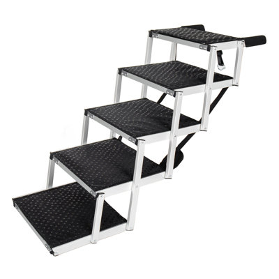 Escalier pour chien pliable en aluminium robuste