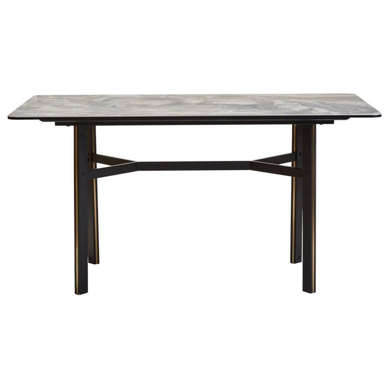 Metal Base Dining Table