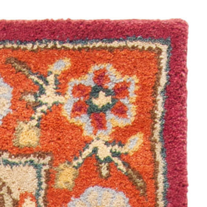 Tapis en laine touffeté à la main Balthrop, Carré 6 pi
