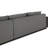Branford Outdoor Metal 3 Pc Sectional-Arashi Graphite