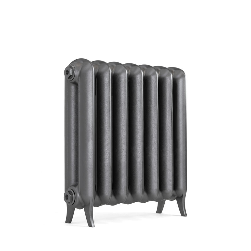 Plain 2 Column Cast Iron Radiator, 620mm H x 606mm W x 180mm D