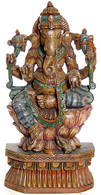 Kamalasana Shri Ganesha