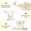Table de vestibule en forme de V, table d'appoint en miroir, console