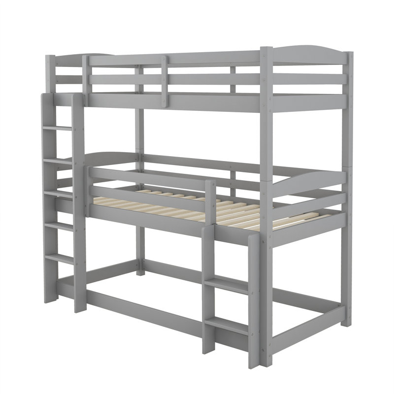 90 X 190cm Bunk Bed, Grey