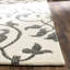 Tapis floral en laine touffeté à la main Candelo-306869403