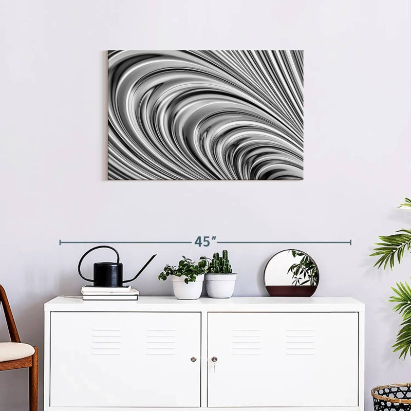 Avery Metal Wave, 20" H x 30" W