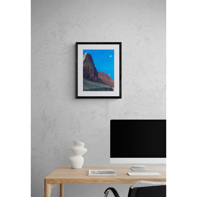 Desert Moon Print by Dina Gardner, 21.25" H x 17.25" W x 0.875" D