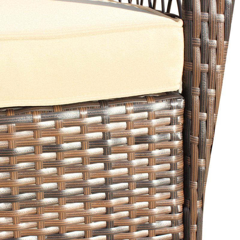 Outdoor Rocking Product, Wide Seat Pad, Steel Structure, Patio Garden Backyard, Shallow Brown Spot Chair Setting, Style Model, Model Pattern, Bedrock Layer Level