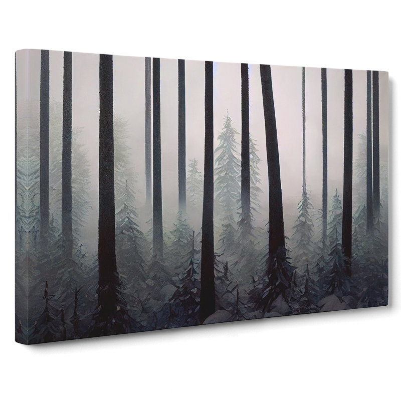Innovative Winter Forest - Wrapped Canvas, 50cm H x 76cm W