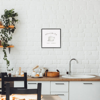 Giclée encadrée par Everest National Coffee Day, design par Cindy Jacobs