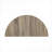 Natural Oak &amp; Gray Half-Moon Coffee Table with Versatile Storage &amp; Sturdy Pine Legs-227224876
