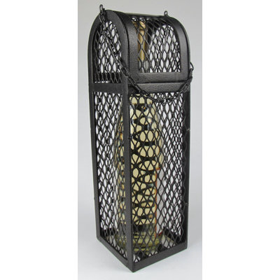 Meigs Tabletop Wine Bottle Rack in Black