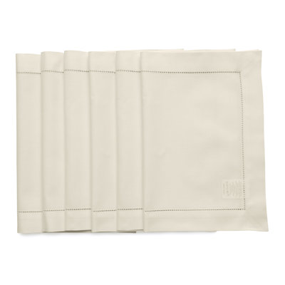 Cotton Linen Hemstitch - 100% Pure Placemats