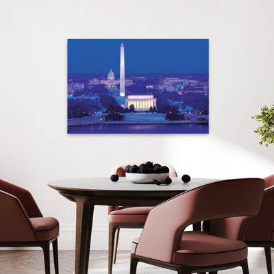High Angle View Of A City Washington Dc Usa Abstract Contemporary Architecture City Art