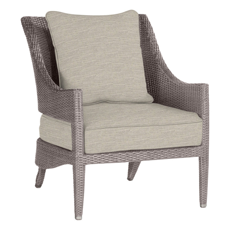 Méridienne Athena Woven - Huître, Lin colombe Sunbrella, Welt, Huître