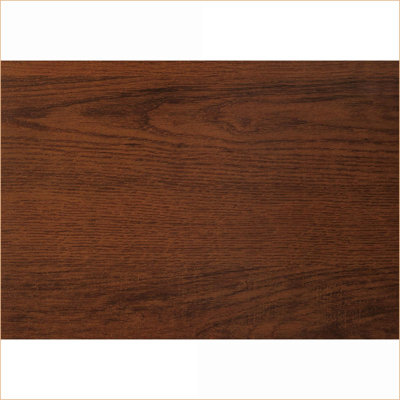 Desks | 60” Modern Home Office Computer Desk with Storage Drawers, Reversible Left/Right Set-Up, Cherry Brown Laminate &amp; Black Metal | Cherry | Particle Board