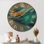 Grande horloge murale en bois Coastal