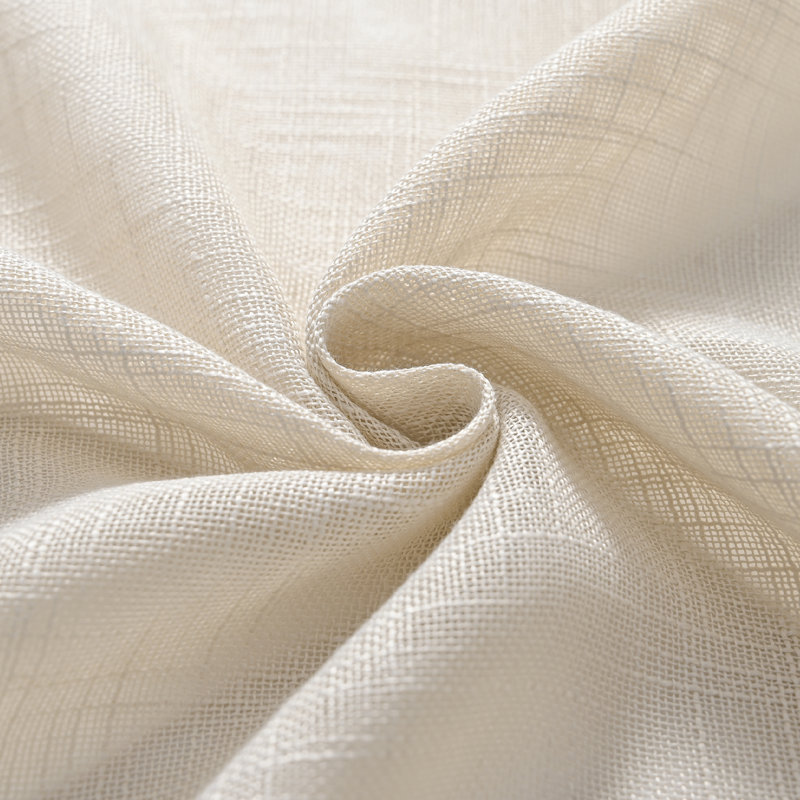 Paire de rideaux Draycott, Polyester café clair, L 52 po x L 90 po