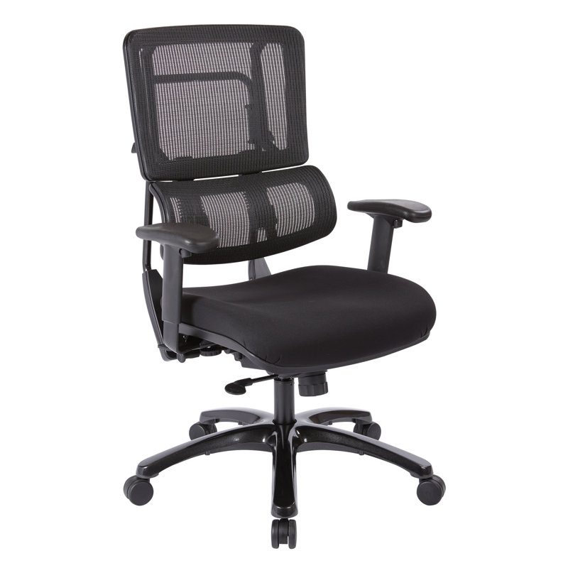 Pro-Line II Polyester Blend Task Chair, Black, Black