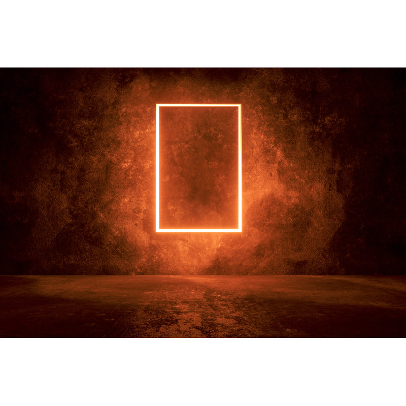 Illuminated Frame 1 Piece Wrapped Canvas Wall Art, 81cm H x 122cm W