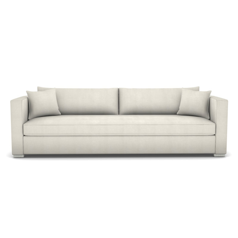 Brandt Bench Seat Extended Sofa, Nadia Parchment, Casa Blanca