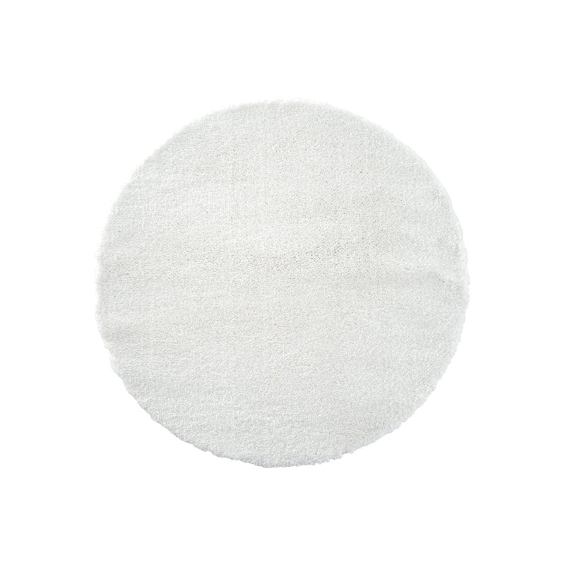 Round Rolston Solid Colour Machine Made Indoor / Outdoor Area Rug, Round 3'3"