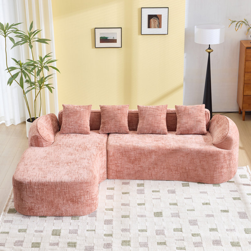 Canapé pour salon, chambres à coucher, Rose