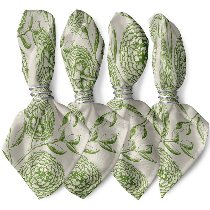 Ensemble de serviettes 4 pièces Pilla, Vert