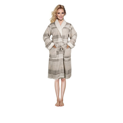 Peignoir en molleton avec poches Ghayth