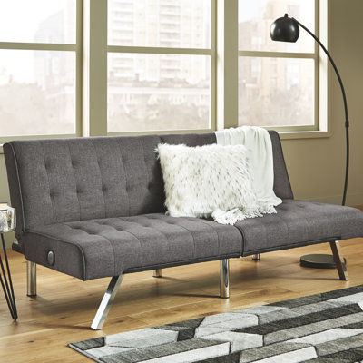 Carrye Twin 71'' Upholstered Convertible Sofa