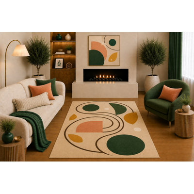 "Ultra léger" Tapis moderne en patchwork 5 pi x 7 pi Bleu marine, gris, crème, motif rayé étoile pour salon, chambre, salle à manger, bureau, envers en silicone antidérapant