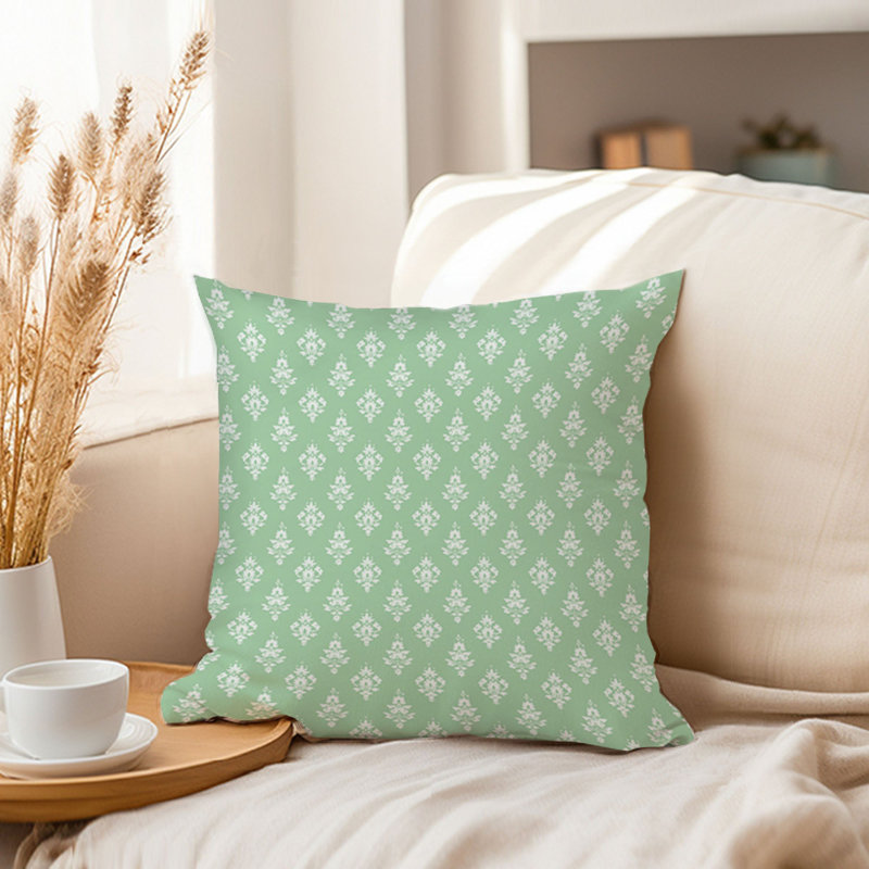 Abstract Mint Pattern VIII Patterns Modern, 16"H x 16"W
