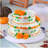 Cake Carrier Storage Container With Lid & Locking Handles For 12 Inch Layer Cake White Dome For Transporting Cakes & Desserts