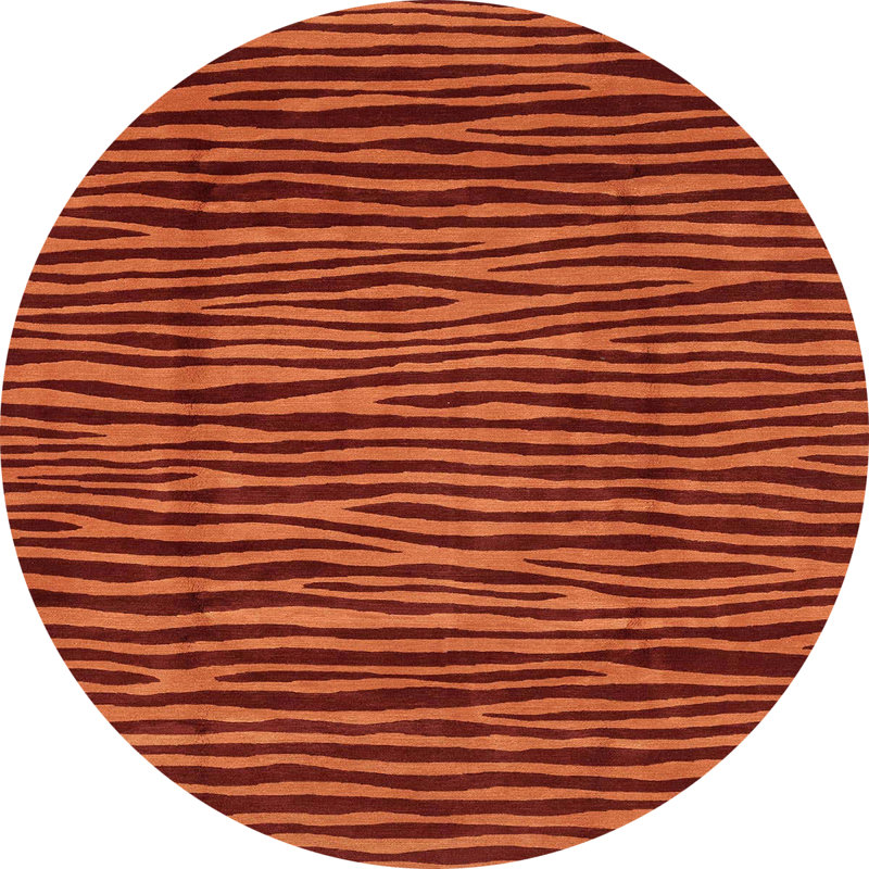 Abstract Indoor Rug, Round 3'
