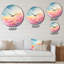 Horloge murale Aurora Borealis-101235151