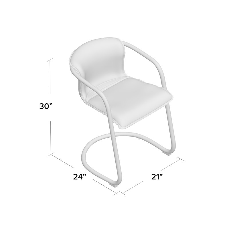 Freeman Bar Stool, Black Genuine Leather