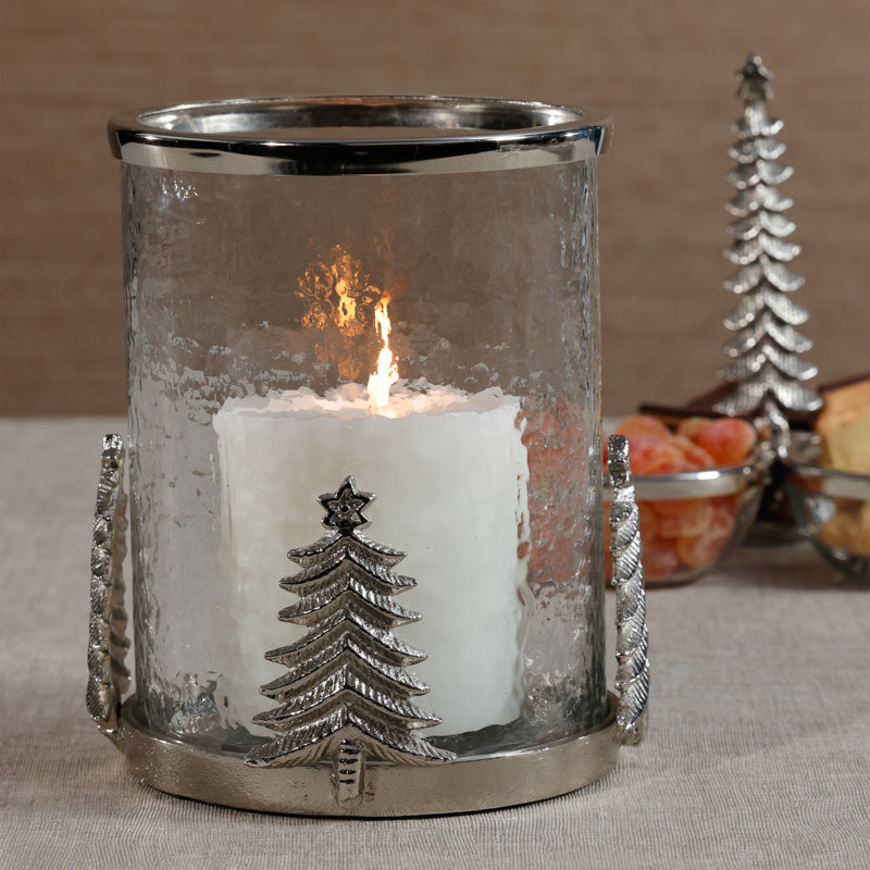 Forêt d’Hiver Glass and Metal Hurricane, Nickel