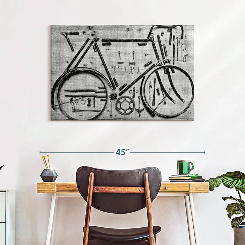 Mehar Bicycle Parts, 26" H x 39" W