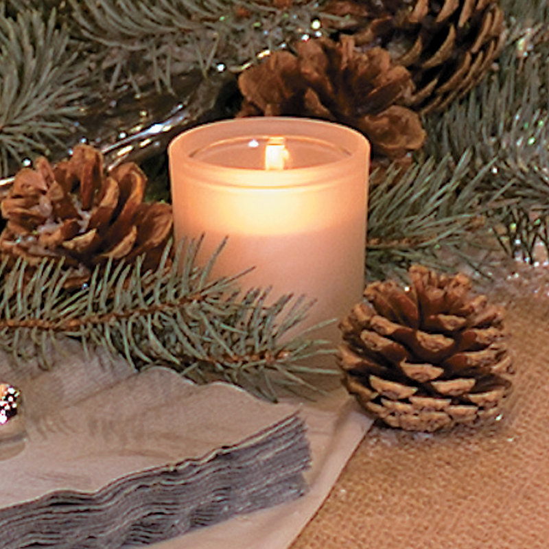 10.7'' H Glass Tabletop Votive Holder