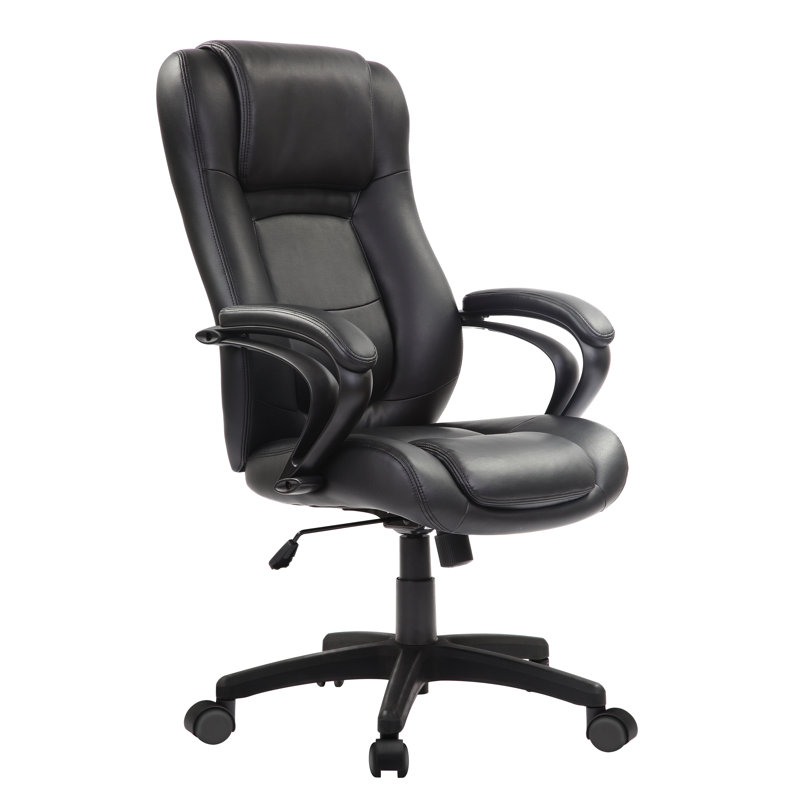 Symple Stuff Alviso Leather Executive Chair