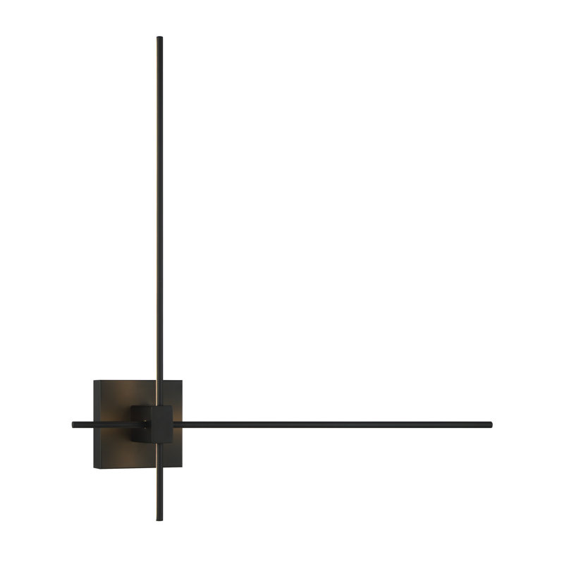 George Kovacs Parker 3 Light LED Wall Sconce In Coal Finish
