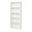 5-Tier Bookshelves Storage Cabinet White-2101604331