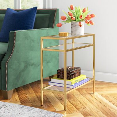 Ceno Glass Top End Table