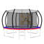 Trampoline 12 pi avec enceinte-112562735