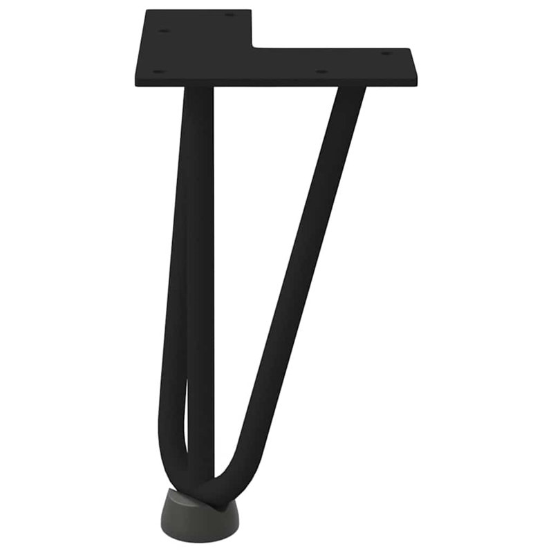Aurbree Table Leg, 20cm H x 12cm W x 12cm D, Black